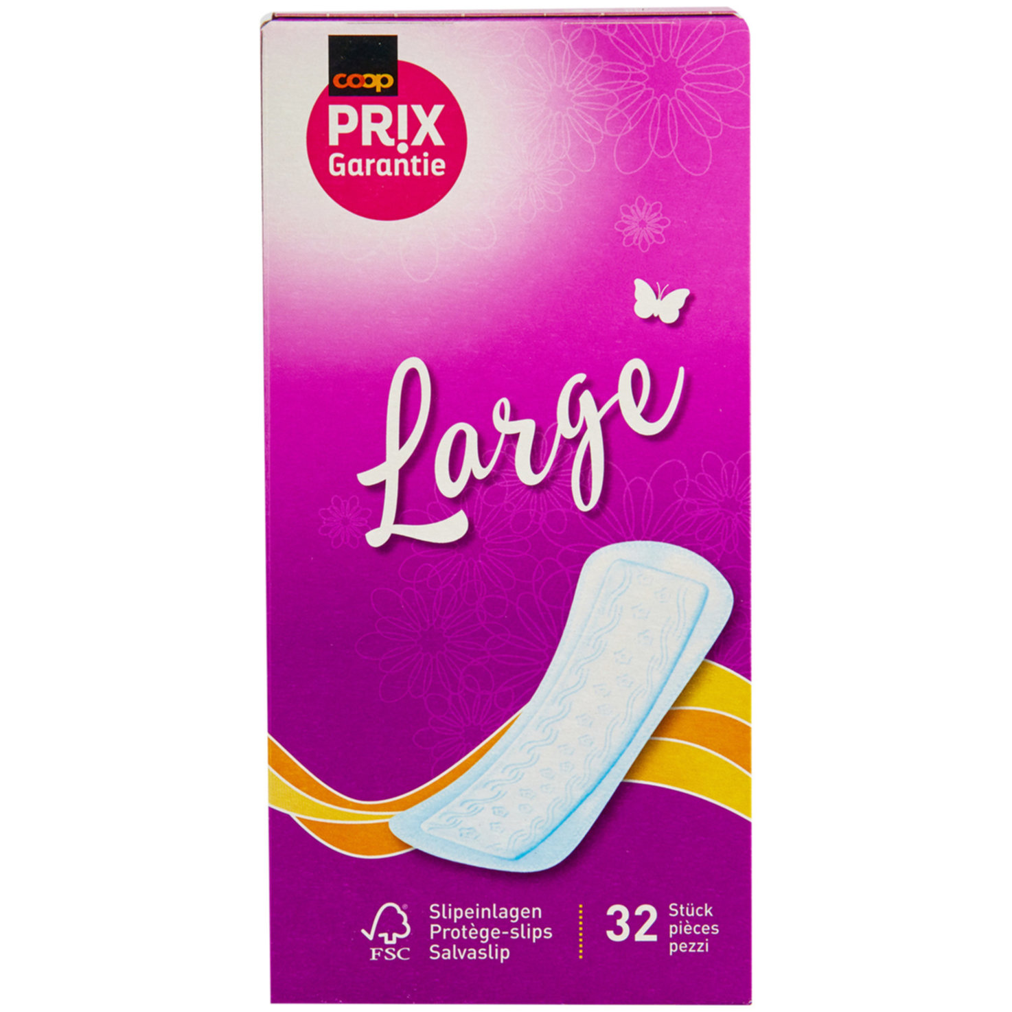 Prix Garantie Slipeinlagen Large 32 Stück