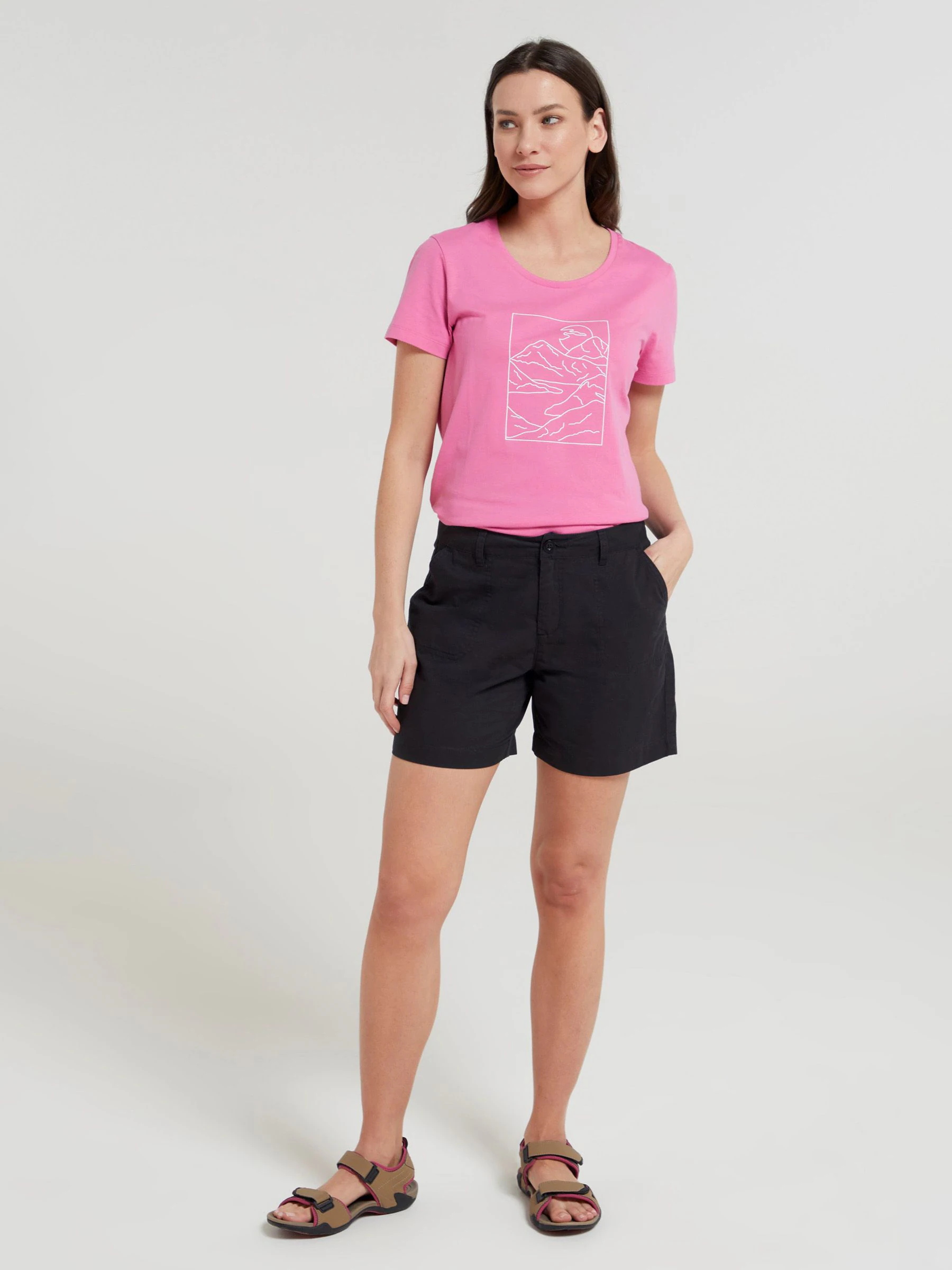 Zwart - Mountain Warehouse Bayside 100% katoenen damesshorts