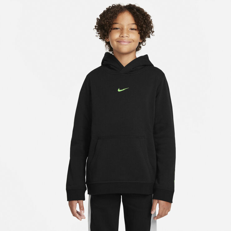 Nike Sportswear Zigzag Fleece hættetrøje Sort