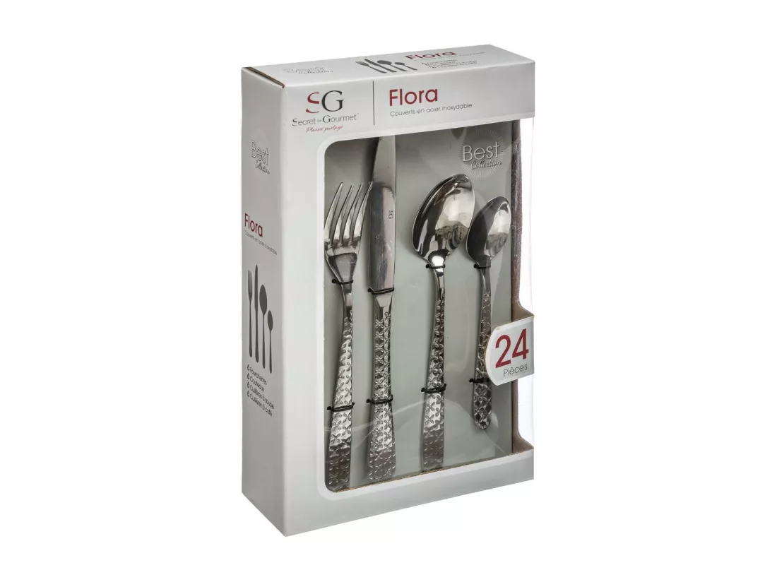 Ménagère Inox 24 Pièces 