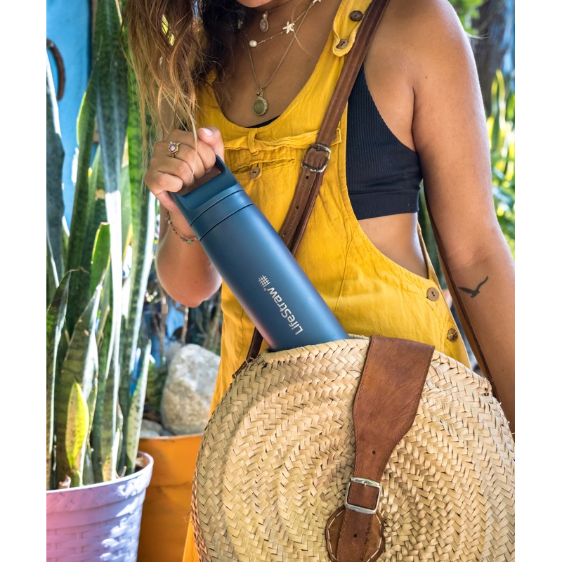 LifeStraw Go 2.0 0.5L geïsoleerde waterfilterfles - Blue