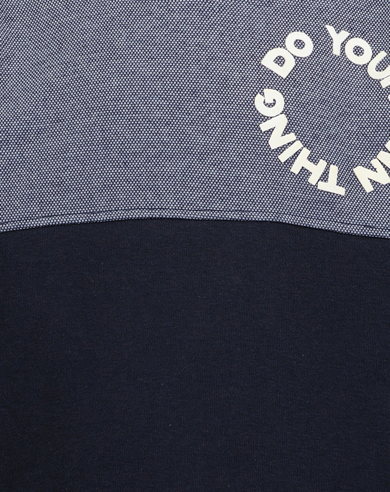 Kapuzensweatshirt DO YOUR OWN in nachtblau