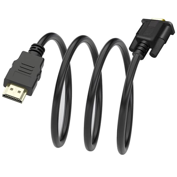 1.8m HDMI til VGA Kabel - Adapter