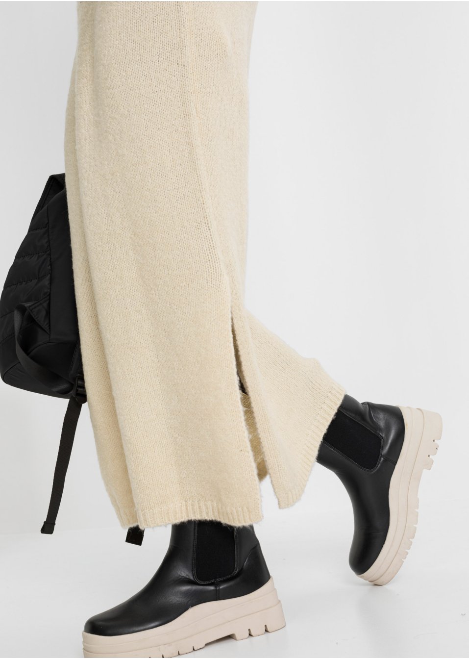 Robe en maille oversize