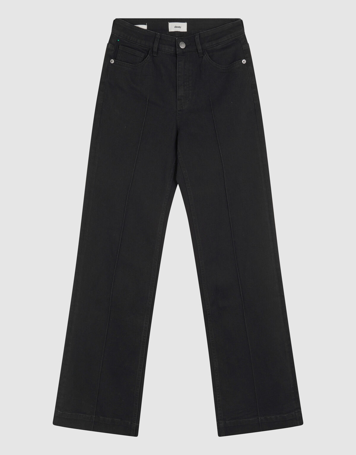 Flared Fit Jeans Zwart