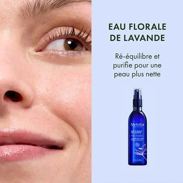 Água Floral Orgânica de Lavanda Melvita 200ml