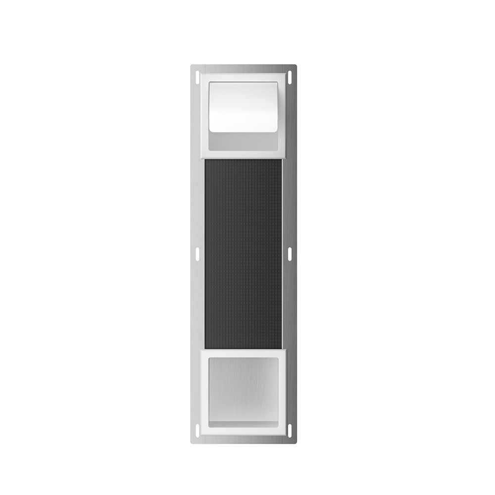 Mueller Mokri inbouw toiletrolhouder met klep en reserverolhouder mat wit