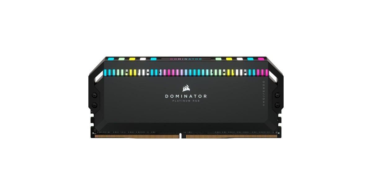 Corsair32 GB DDR5-7200 Kit werkgeheugen  (Zwart, CMT32GX5M2X7200C34, Dominator Platinium, XMP)