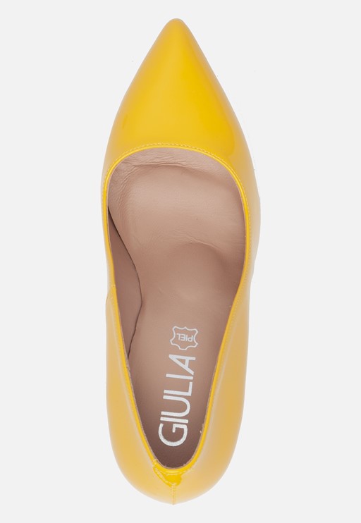 Giulia Pumps geel lak Lak