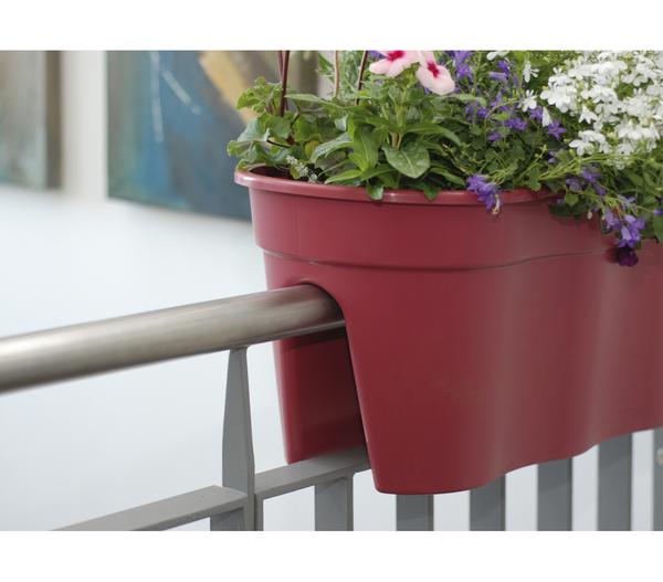 KHW Kunststoff-Geländertopf Flowerclip, ca.