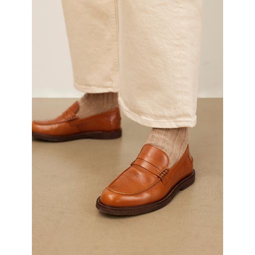 Angulus 1687-101 Loafers, Cognac, 42