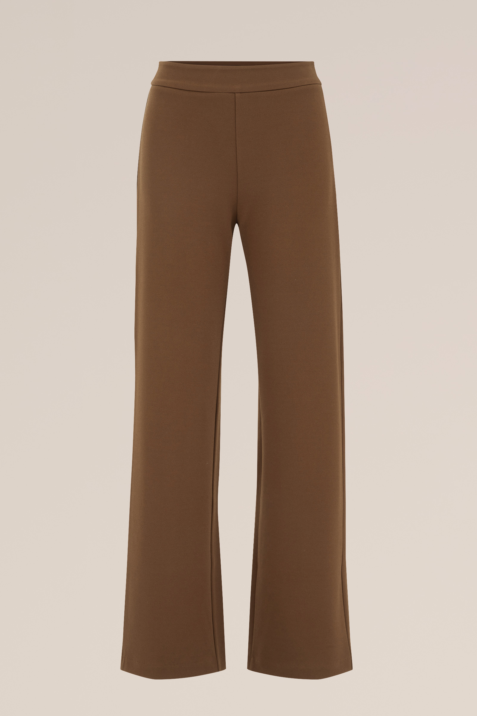 wide leg pantalon WE Fashion Kaneelbruin