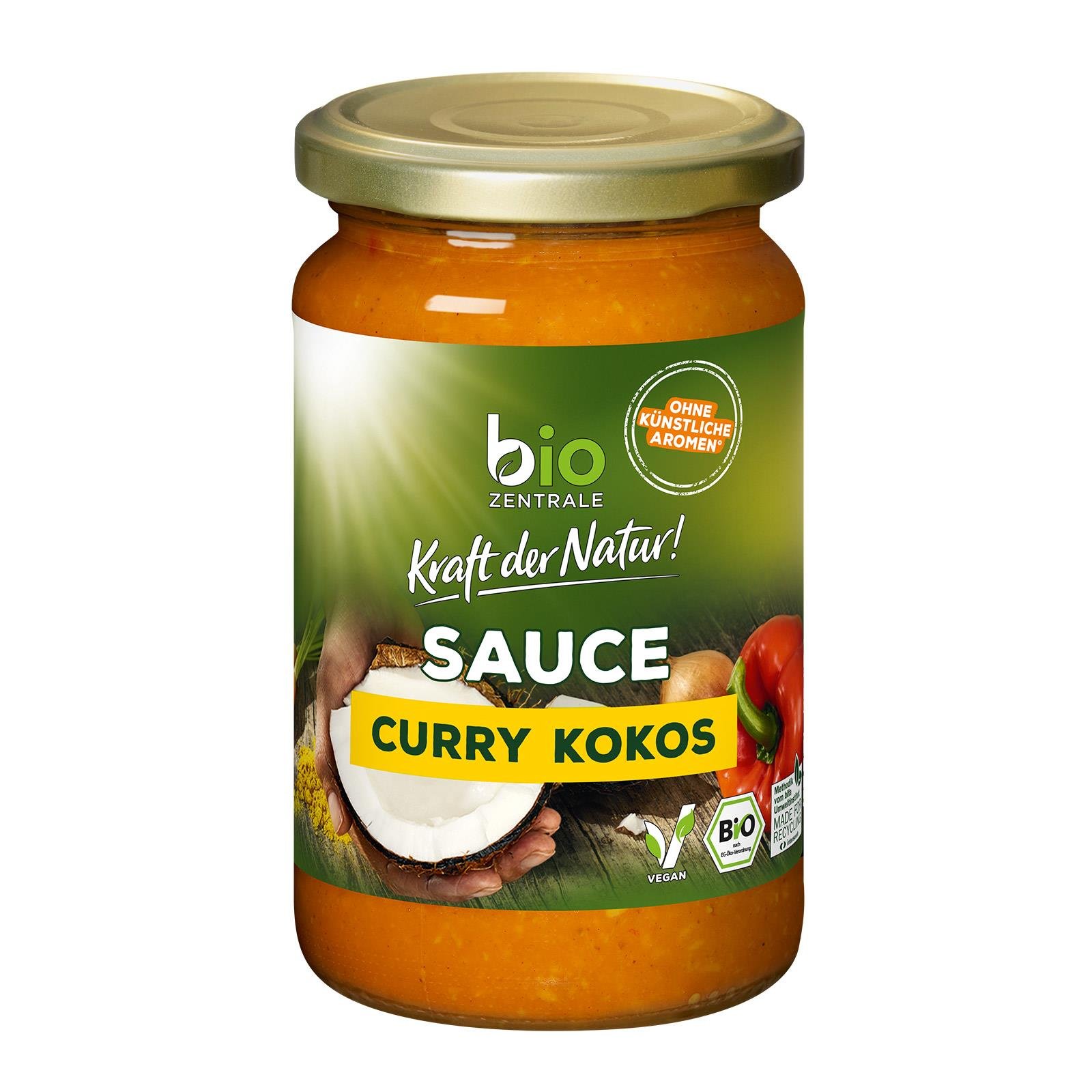 Biozentrale Sauce Curry Kokos
