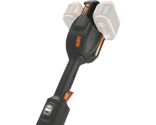 WORX Nitro 40V (2 x 20V) 38cm snoerloze grastrimmer WG185E.9, borstelloze motor + GRATIS bonusartikel 20V accu WA3644 (4,0Ah)