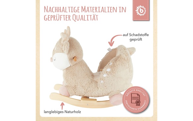 BIECO Schaukeltier »Ella« Holzart: Pinie (China)