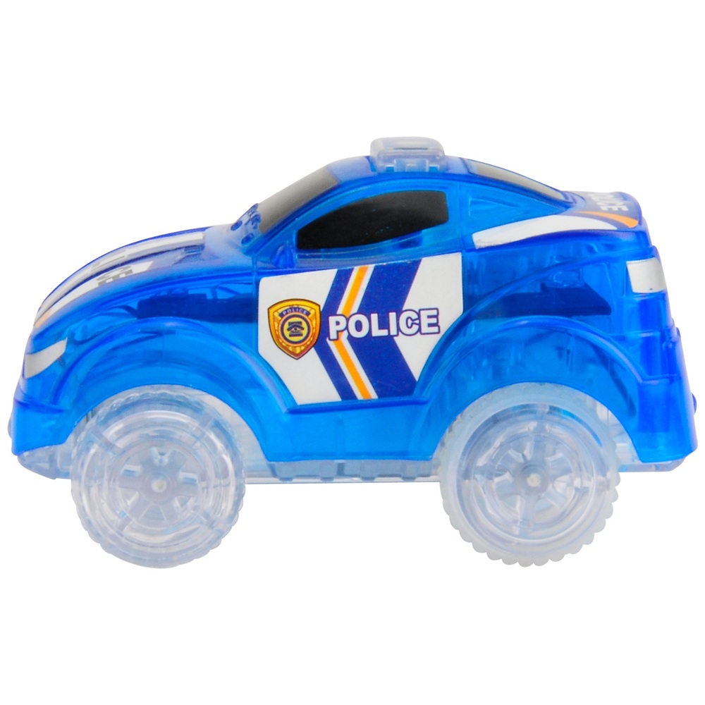 Leuchtendes Polizeiauto