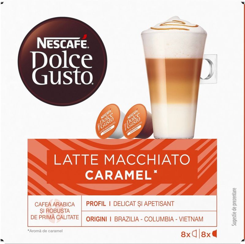 Nescafé Dolce Gusto Latte Macchiato Caramel (16 Stuks)