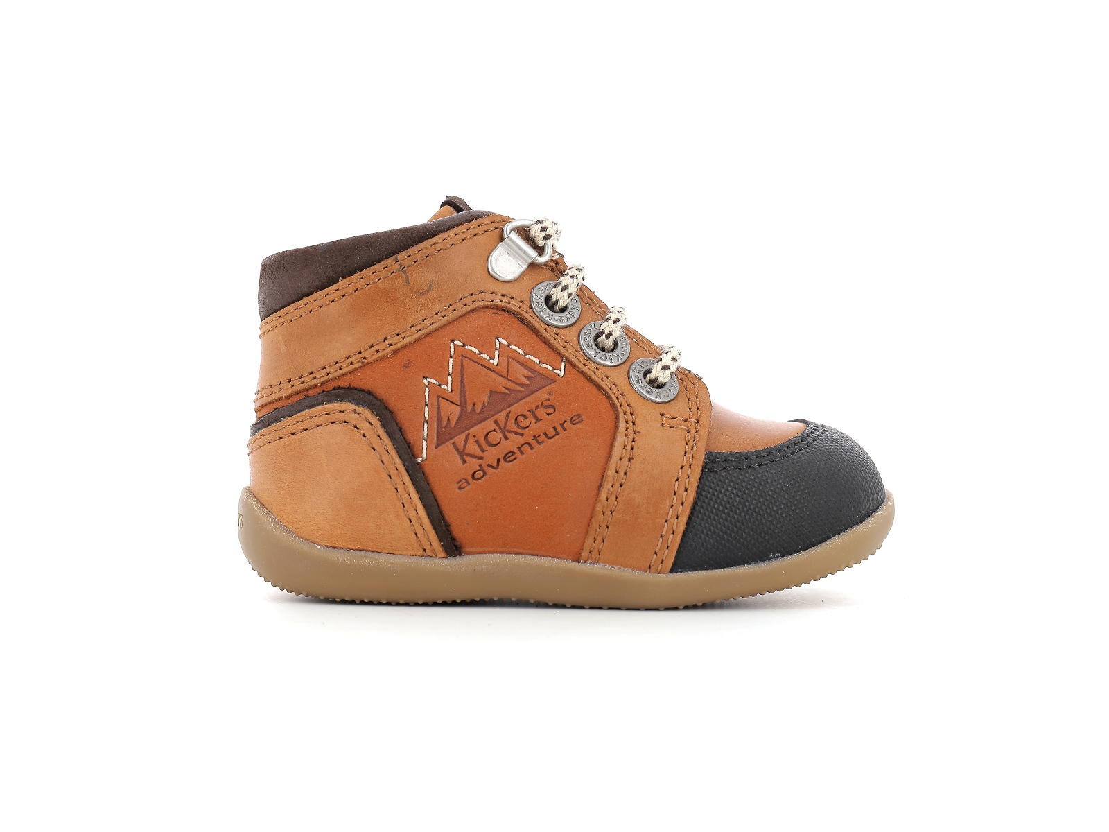 Kickers-BINS MOUNTAIN 878602 Cuir Camel