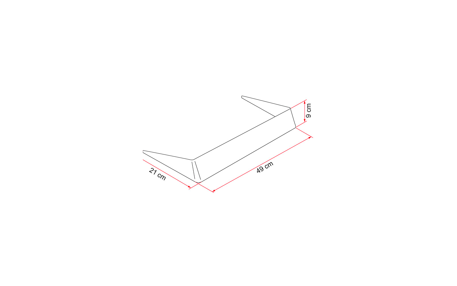 Fiamma Spoiler 40 für Dachhauben bis 40 cm