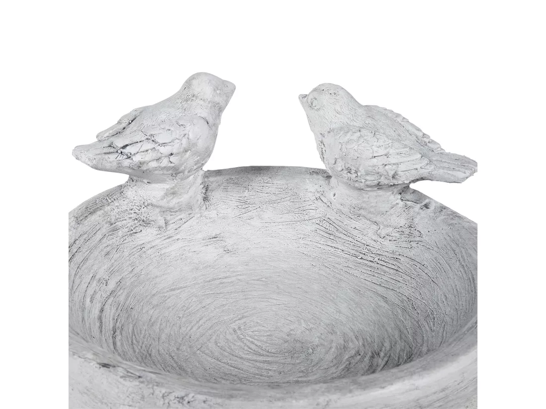Mangeoire pour oiseaux gris clair MAMOU