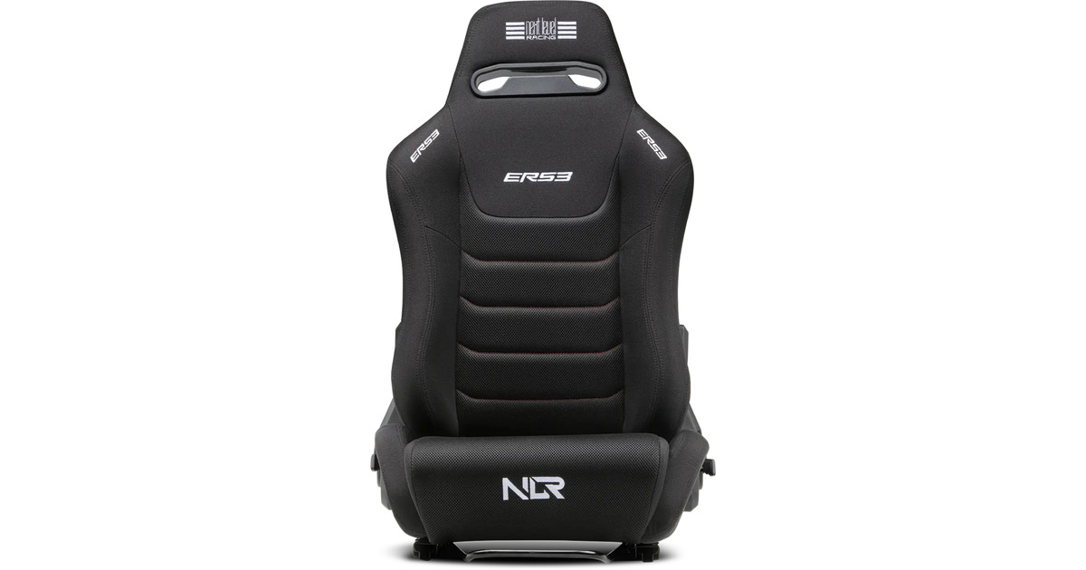 Next Level RacingERS3 Elite Reclining Seat - Fabric & SIMAERO mesh edition racestoel  (Zwart)