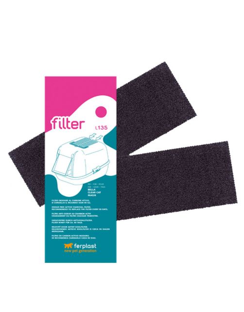 Ferplast Koolfilter Maxibella\/Magix - Kattenbakaccessoires - 2 stuks