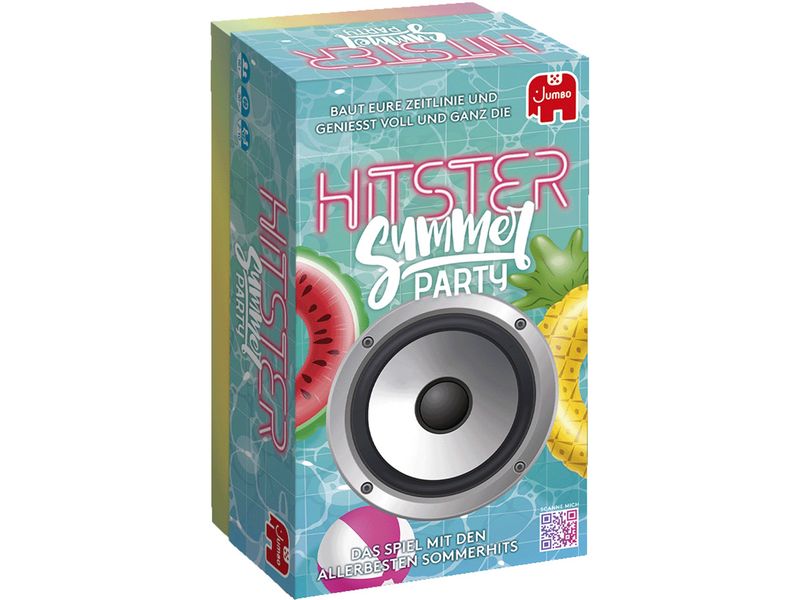 Jumbo Partyspiel Hitster – Summer Party -DE- Musik-Kartenspiel mit App