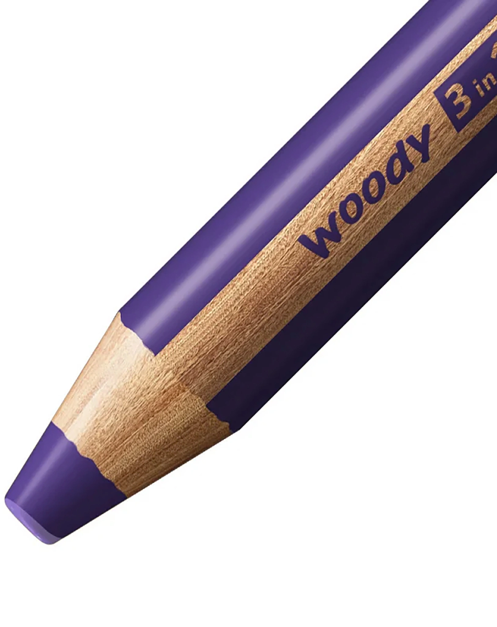 Buntstift STABILO® woody 3in1 ARTY 6er-Set mit Spitzer