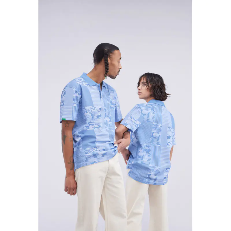 ORGANIC KICK POLO CAMOUFLAGE POLO MANCHES COURTES Coton No Gender