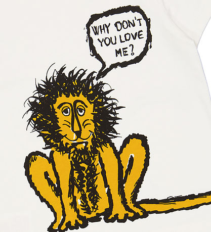 Green Cotton x WWF T-shirt  - Balsam Cream m. L?ve