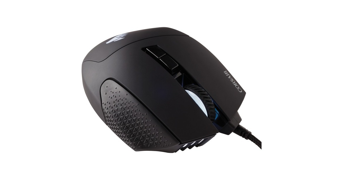 CorsairScimitar RGB ELITE gaming muis  (Zwart, 18.000 dpi, RGB leds)
