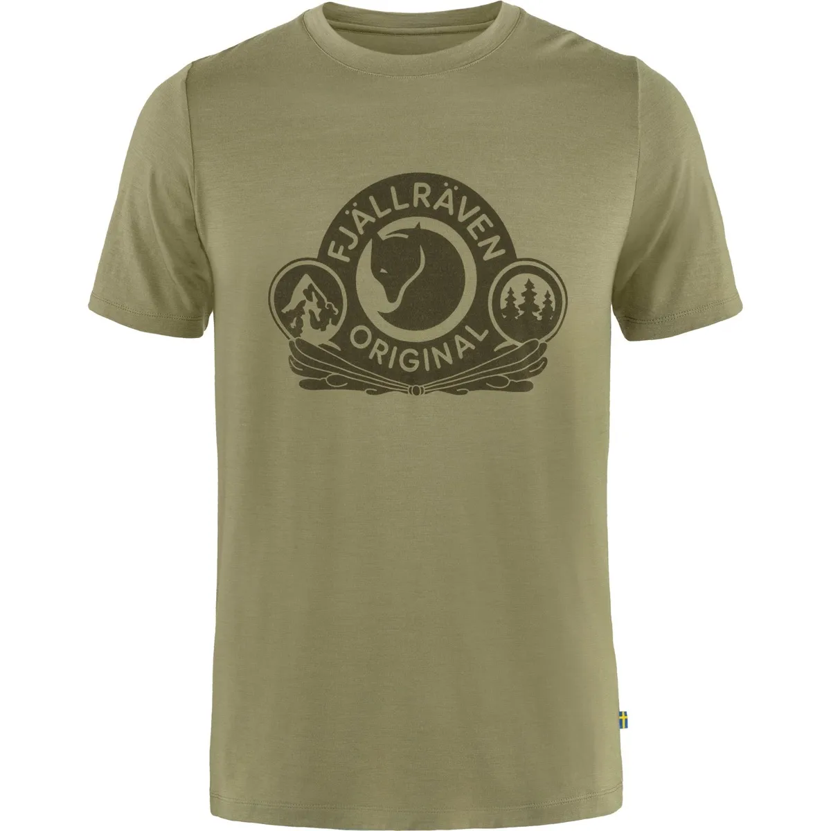 Fjällräven Men's Abisko Wool Classic SS Light Olive