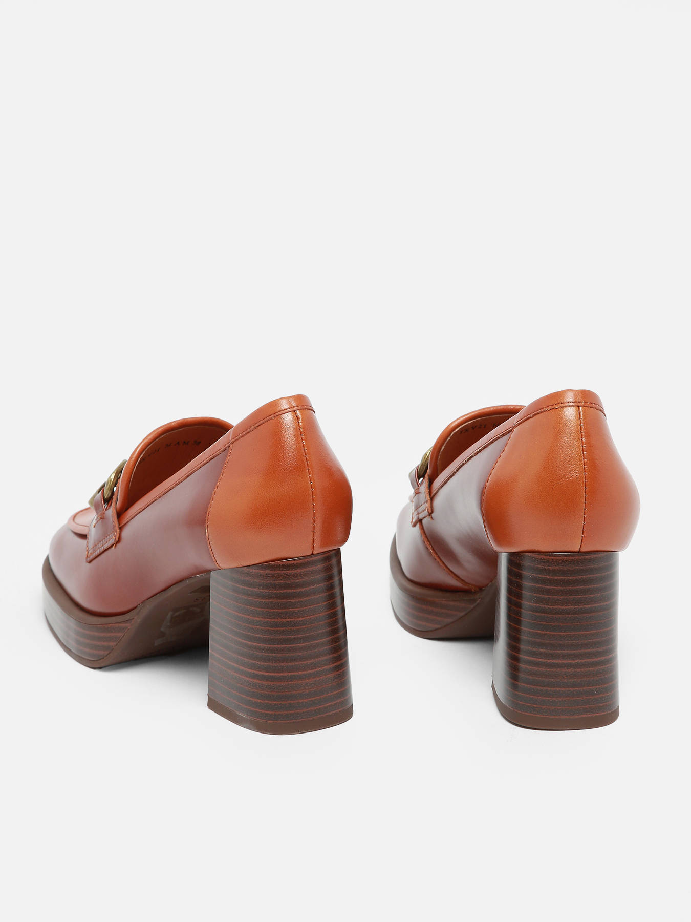 Mocassins  talon Limon en cuir MAM'ZELLE