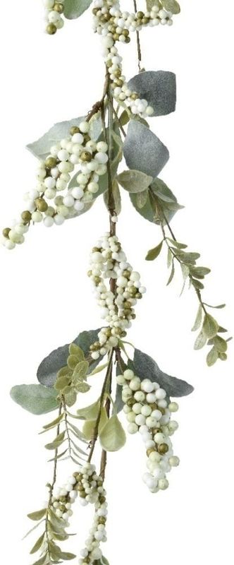 Decoris - Kerstslinger - Groen - Kunststof - 130 cm