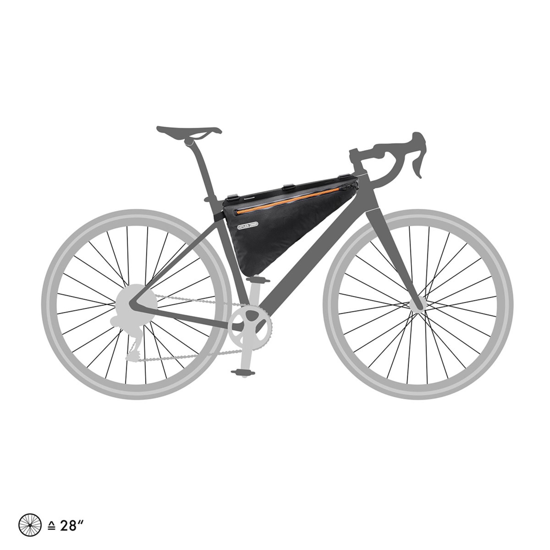 ORTLIEB Frame-Pack 6L Frametas Mat Zwart