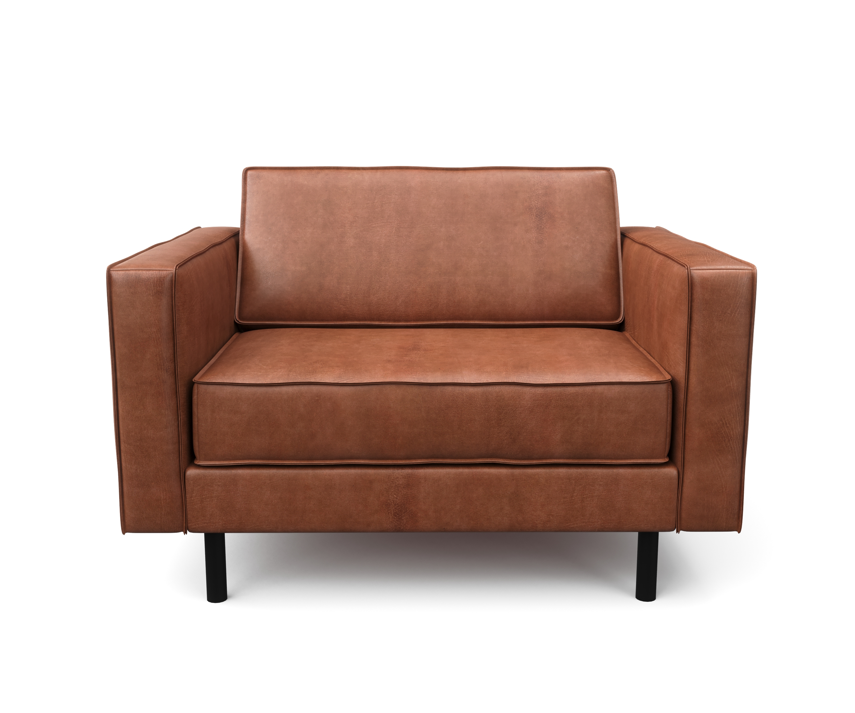 Sessel Leder DUKE braun