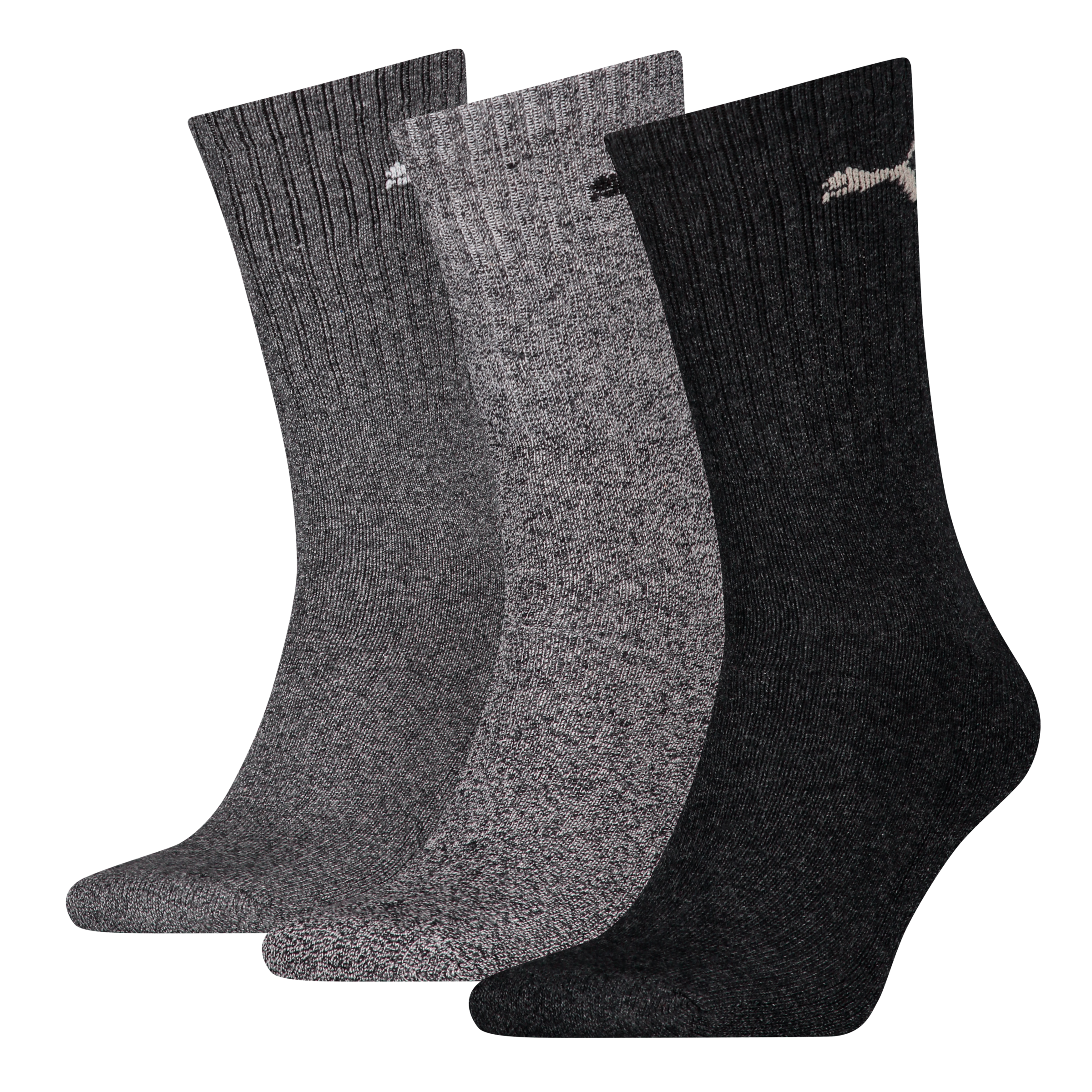 PUMA Socken »PUMA UNISEX CREW SOCK 3P« 3 Paar,  mit farblichem Logo