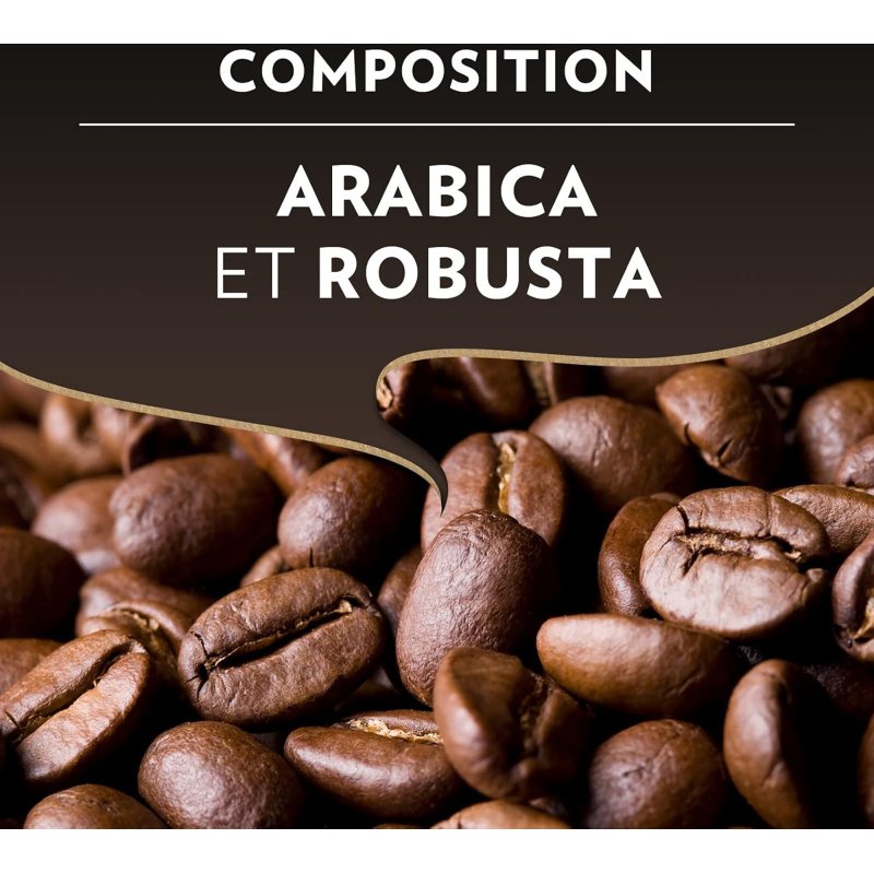 Café en grains Lavazza Espresso Maestro Bio, Arabica et robusta - paquet de 1 kg