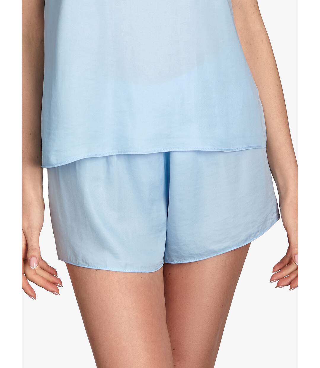 Bas pyjama short Forget-Me-Not bleu ciel Ajour