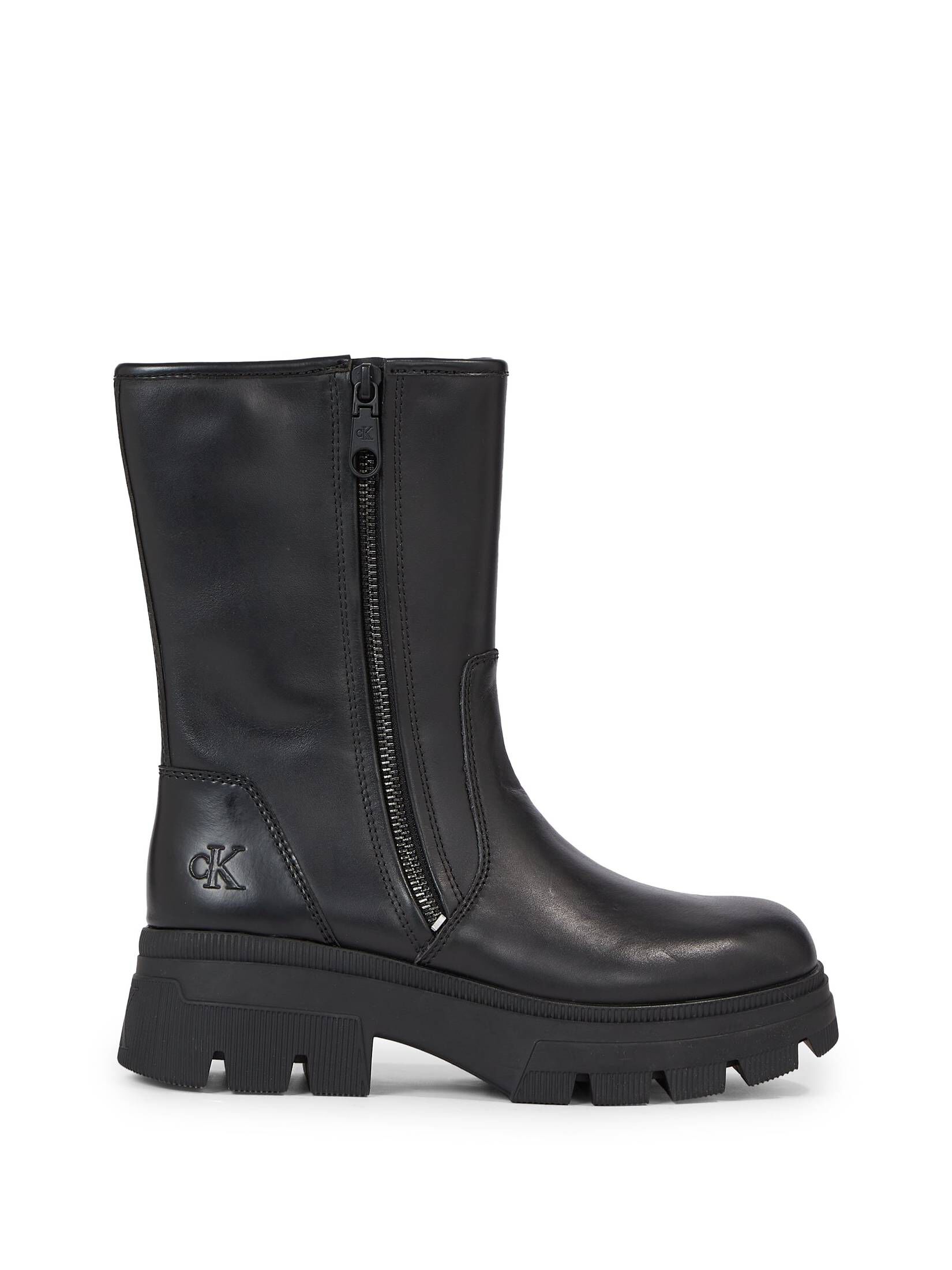 CALVIN KLEIN JEANS| Damen Stiefeletten CHUNKY COMBAT ZIP BOOT WN