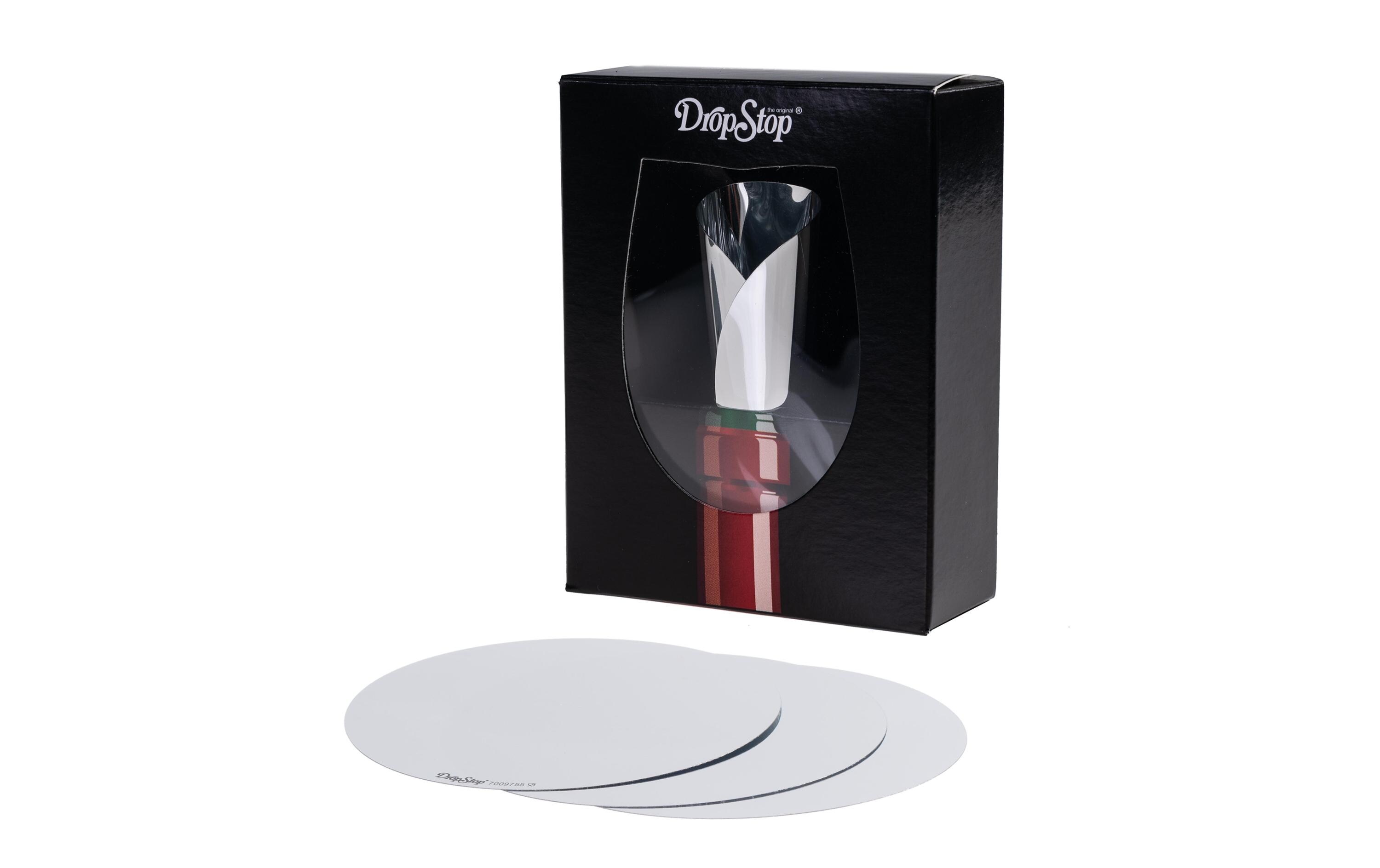 Weinausgiesser DropStop 4 Stück, SilberFlaschenausgiesser, silber