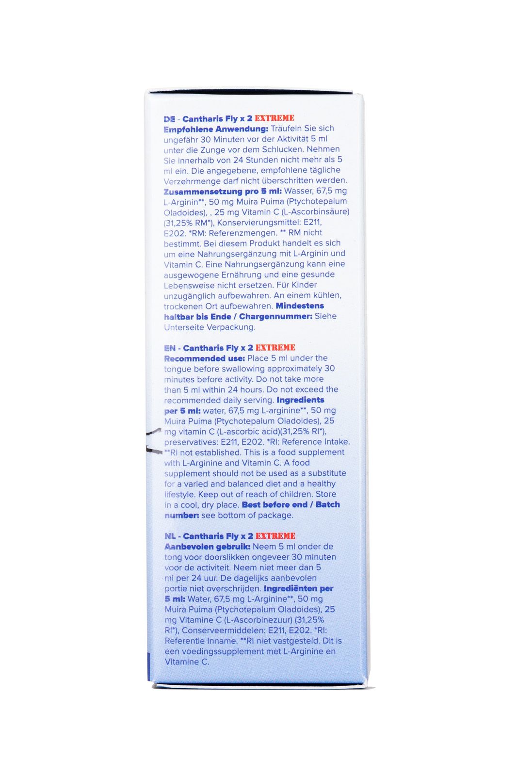 Cantharis Fly Extreme Spanische Fliege Potenz-Hilfe-Mittel 30ml