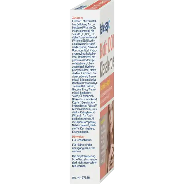 Biotin 1000 Kieselerde Tabletten