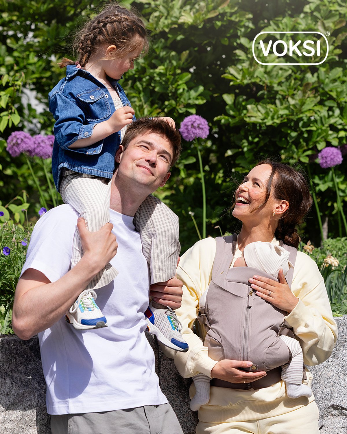 Voksi Huddle Bæresele, fra 0-18 mnd | Zip on Baby Carrier