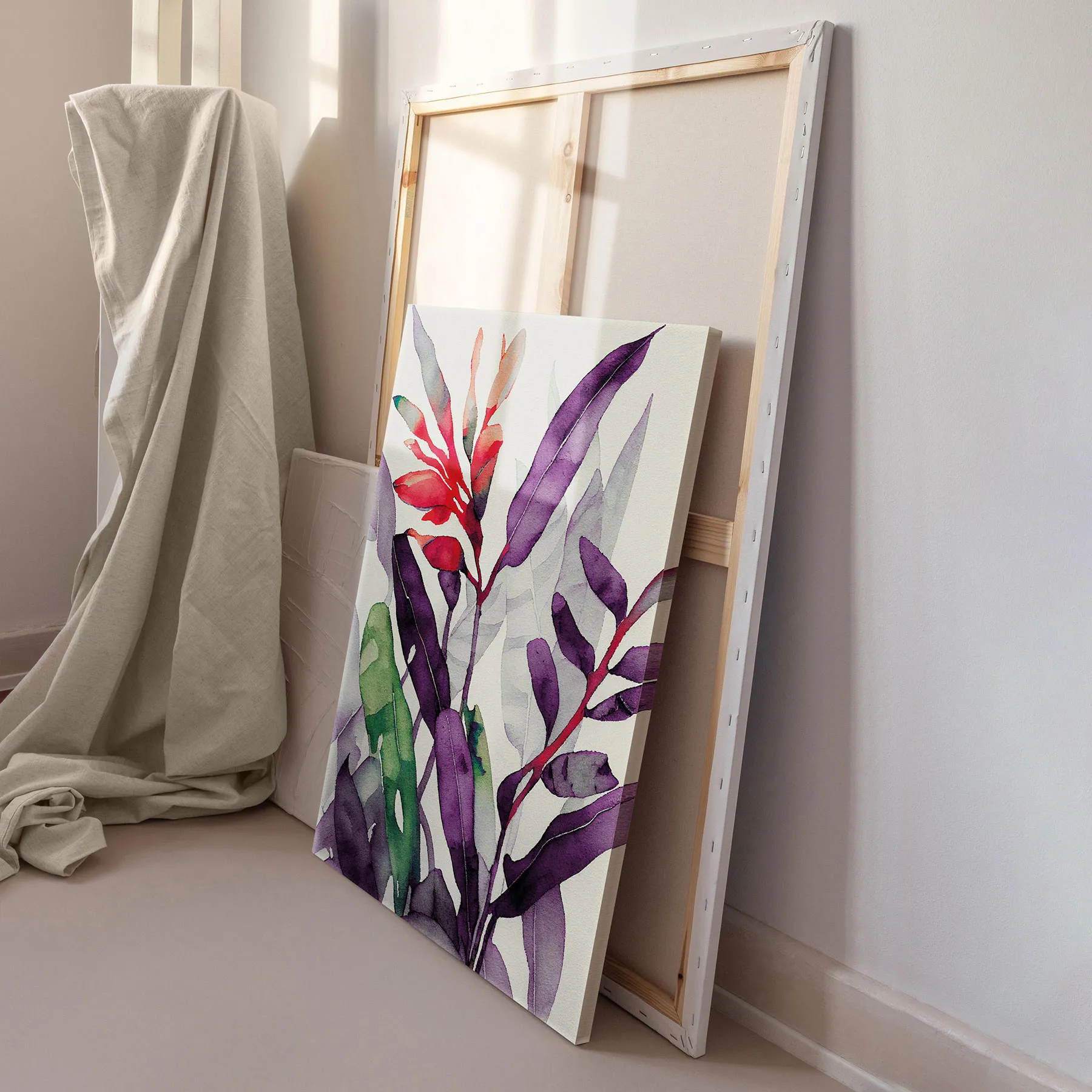 Incado Lærredsprint - Lilac Leaf