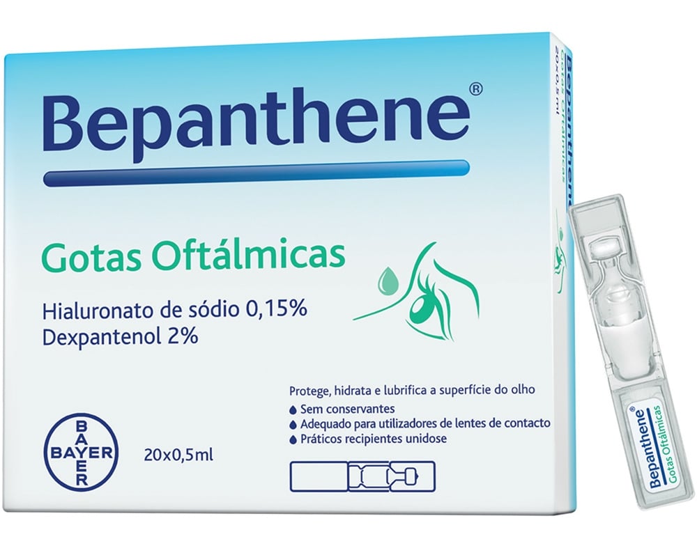 GOTAS BEPANTHENE OFTALMICAS 0.5 ML X 20