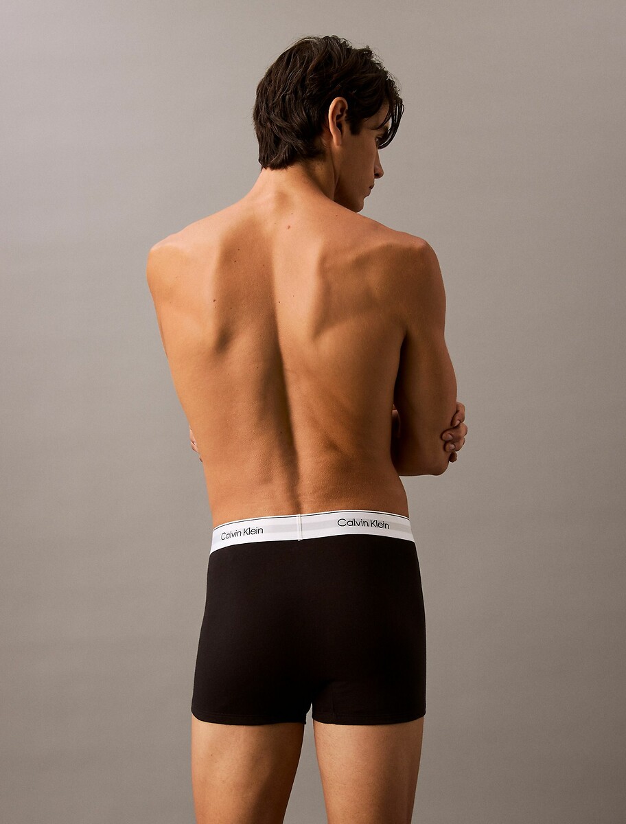 CALVIN KLEIN CUIDADOS ÍNTIMOS<br>Conjunto de 3 cuecas boxer de algodão elástico