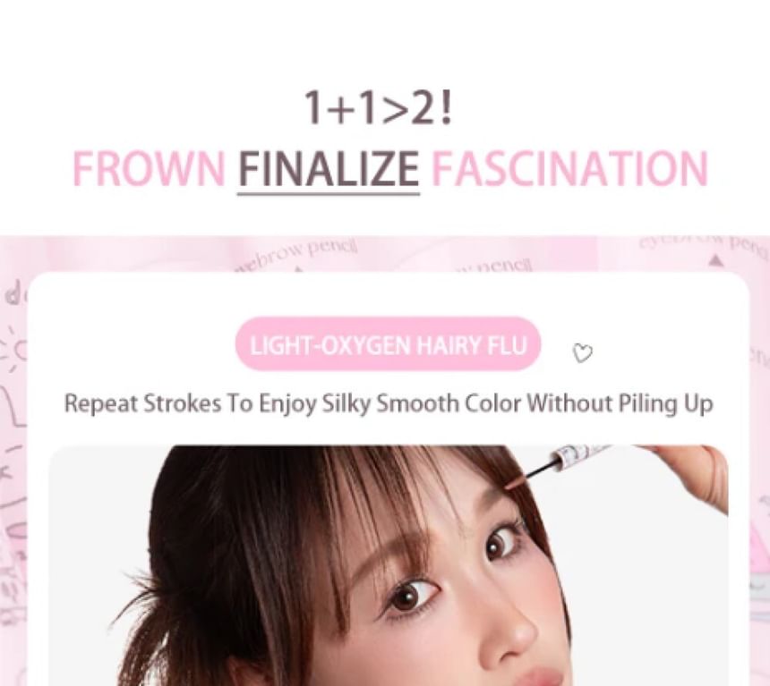 FLORTTE - Special Edition 2 in 1 Wenkbrauwen Mascara (4-6)