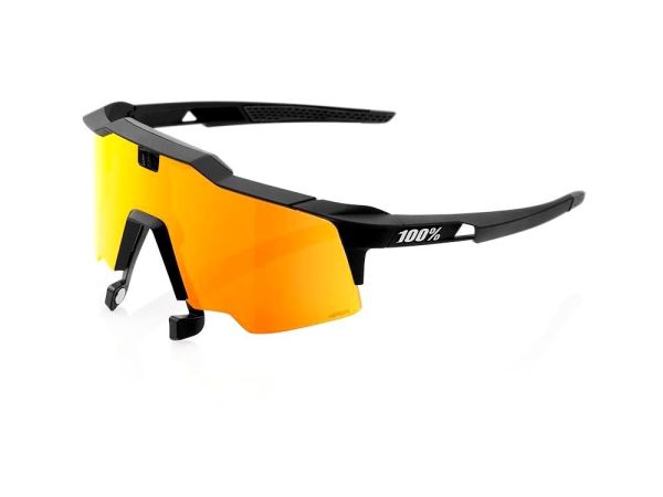 100% Speedcraft Air Solbriller, Soft Tact Black