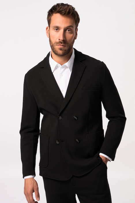 JP1880 Jerseysakko, Business, FLEXNAMIC®, doppelreihig, Baukasten New York, bis 8 XL